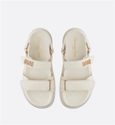 dior sandal white|white dior sandals women.